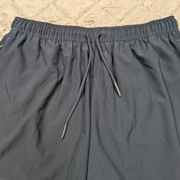 Bluemint Shorts Men's L Blue Navy Arthus Stretch Solid Swim Mesh Lined Dry 5.5” - Picture 2 of 8